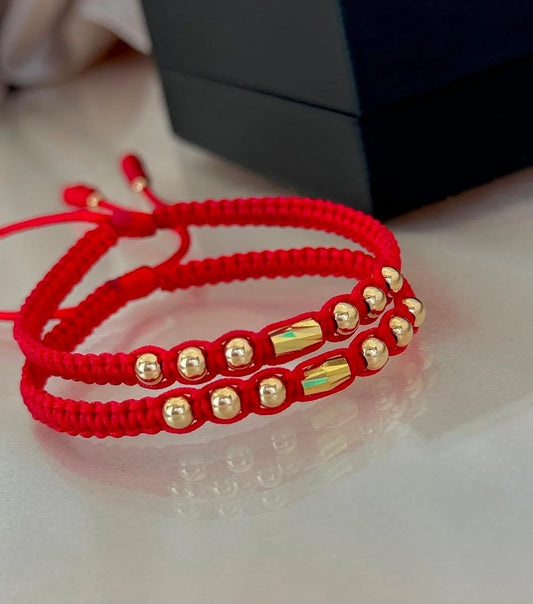 Brazaletes de Protección San Valentín Oro Laminado 18k