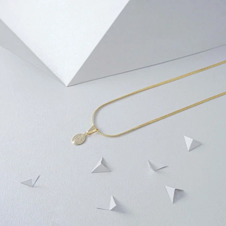 Colgante Guadalupe Mini Oro Laminado 18k