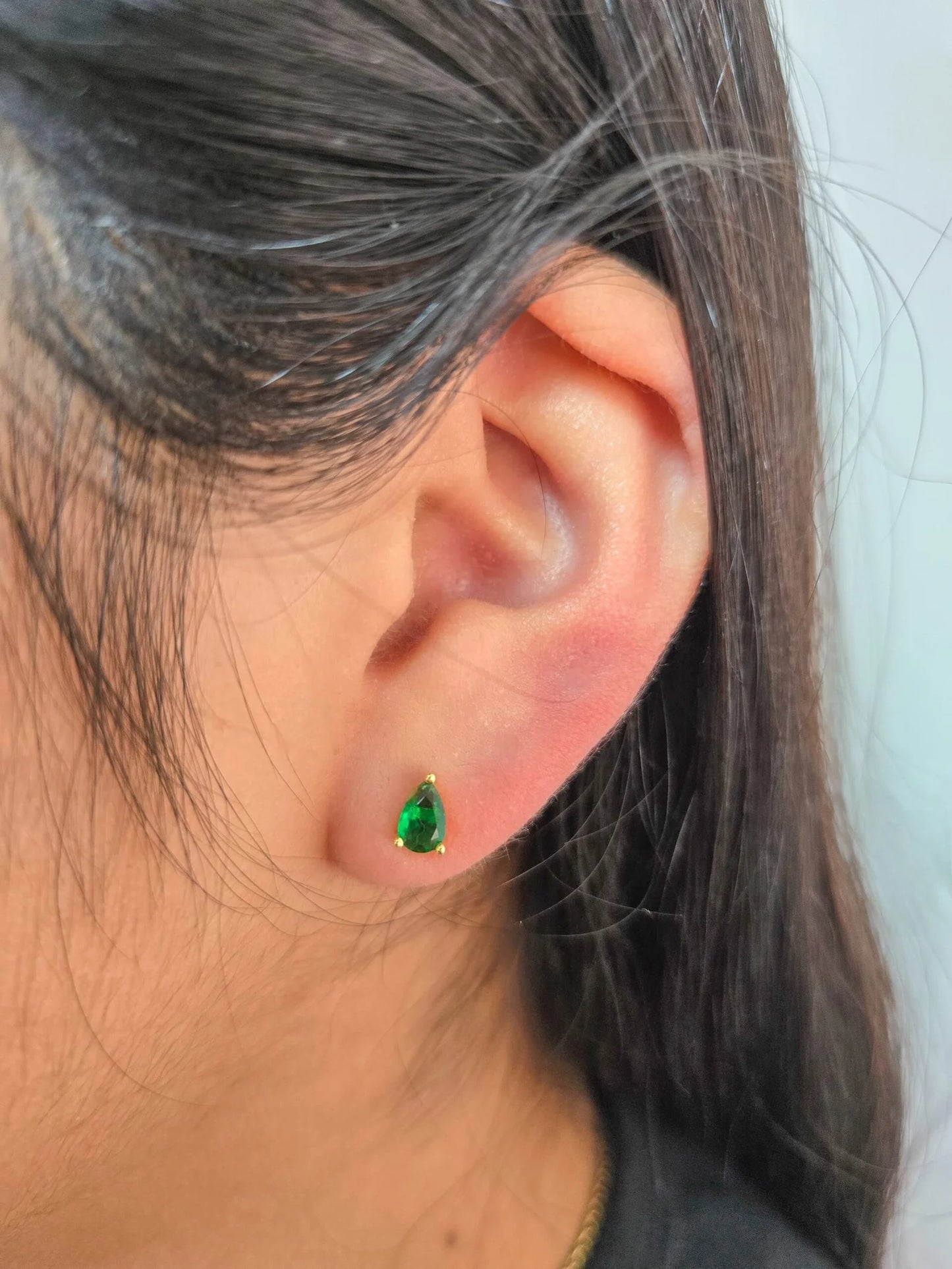 Arete Gota Only Oro Laminado 18k