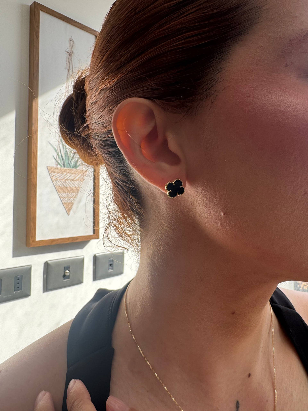 Aros Van Cleef Oro Laminado 18k