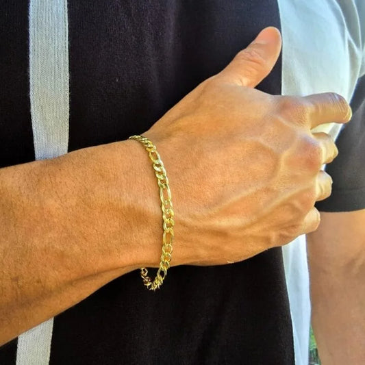 Pulsera Tejido Cartier Gruesa Oro Laminado 18k