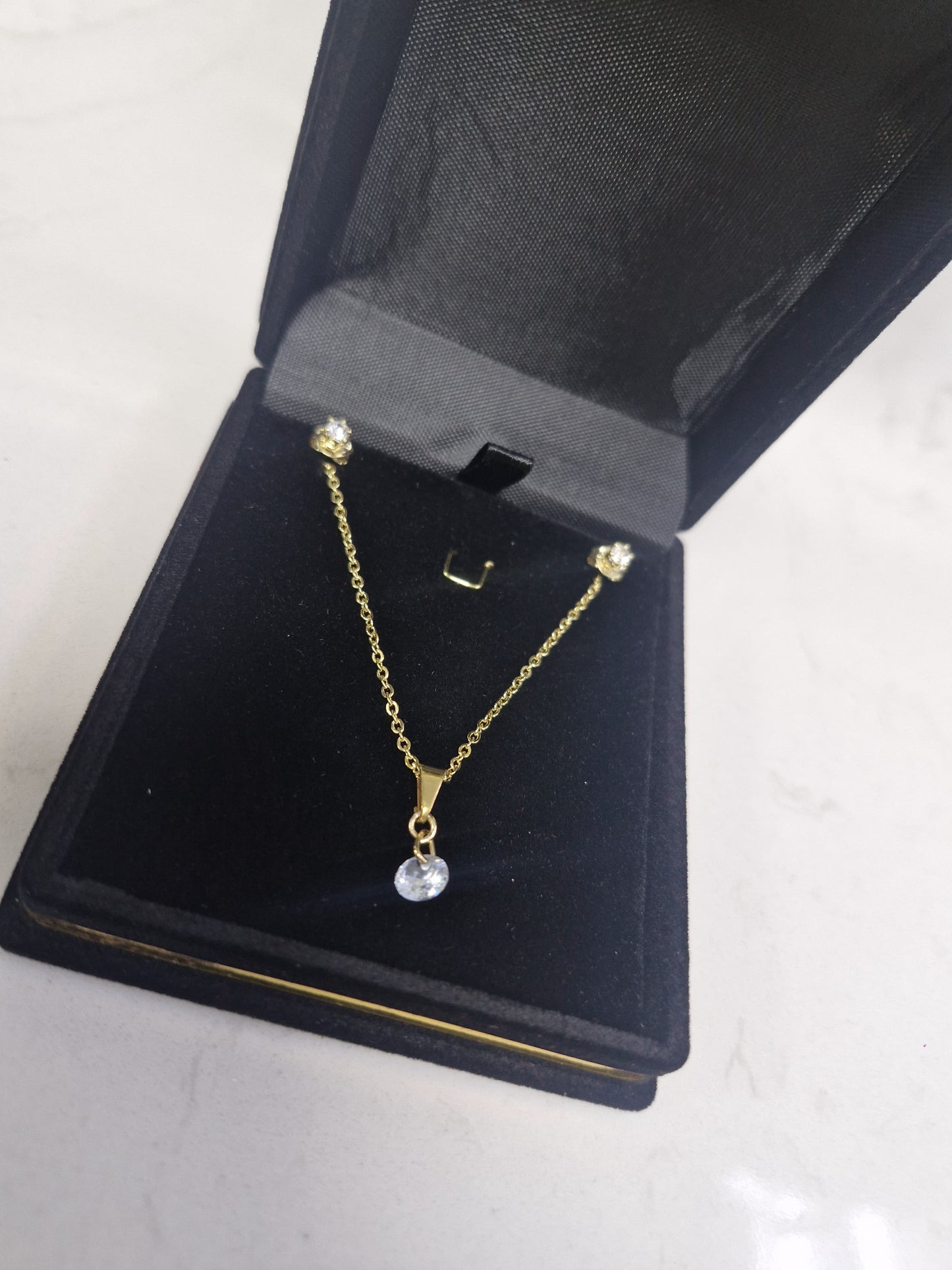 Set Punto de Luz en Oro Laminado 18k