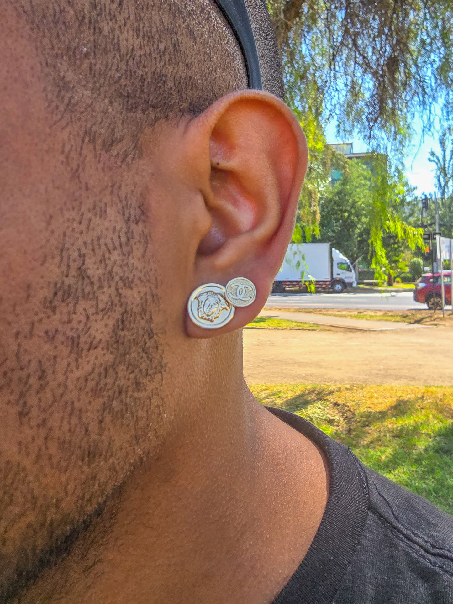 Aros Chann Oro Laminado 18k