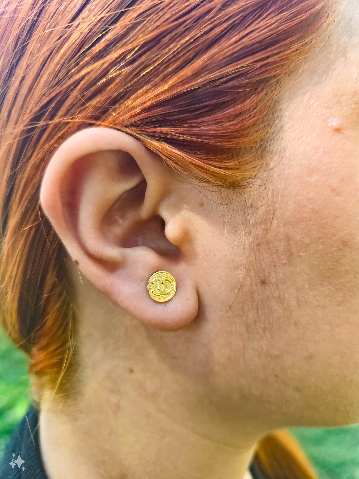 Aros Chann Oro Laminado 18k