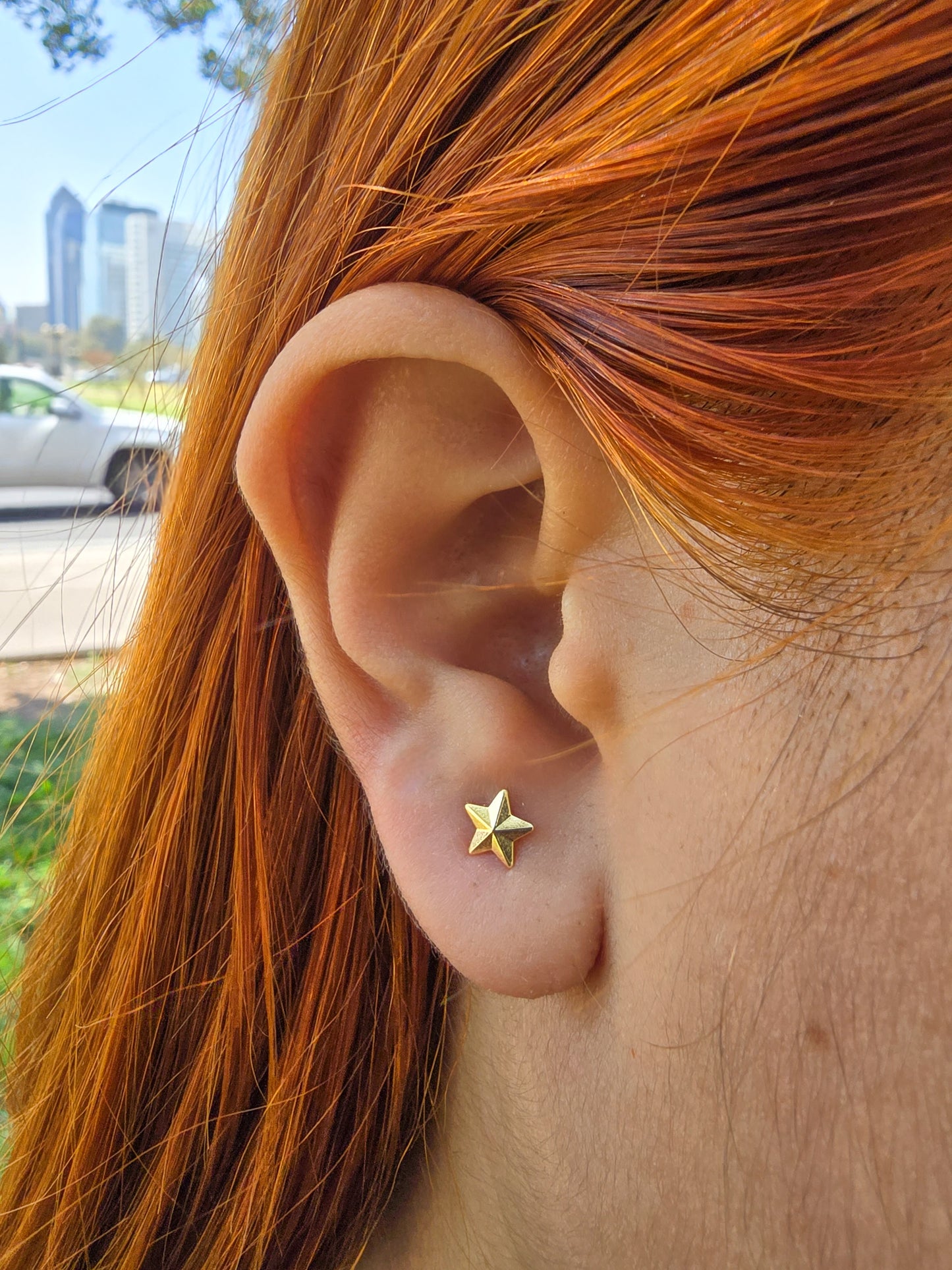 Aretes Estrellas Mini Oro Laminado 18k