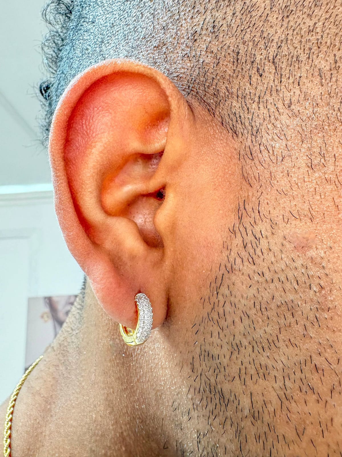 Aros Candonga Elegant 1.3cm Oro Laminado 18k