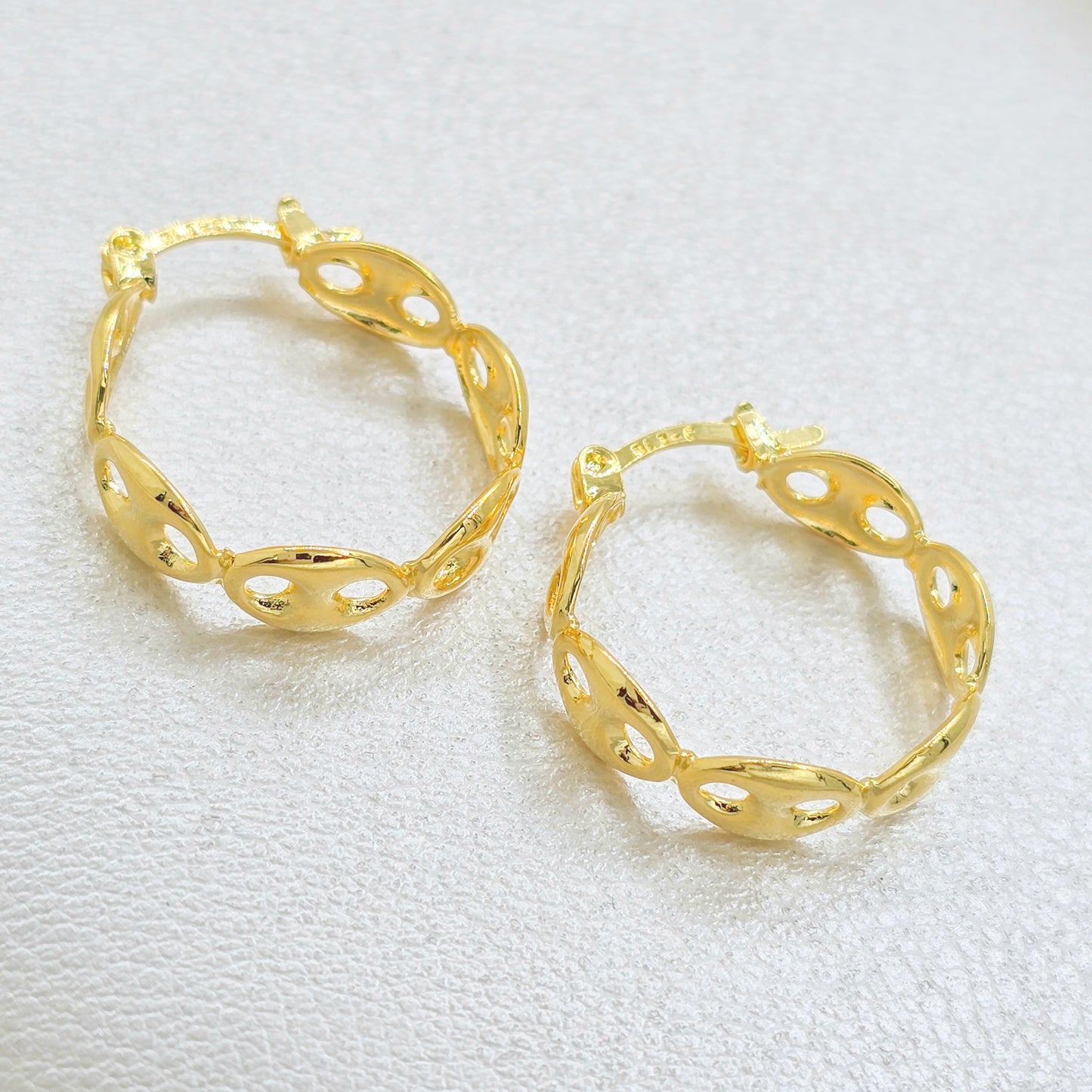 Aros Candonga Gucci Oro Laminado 18k