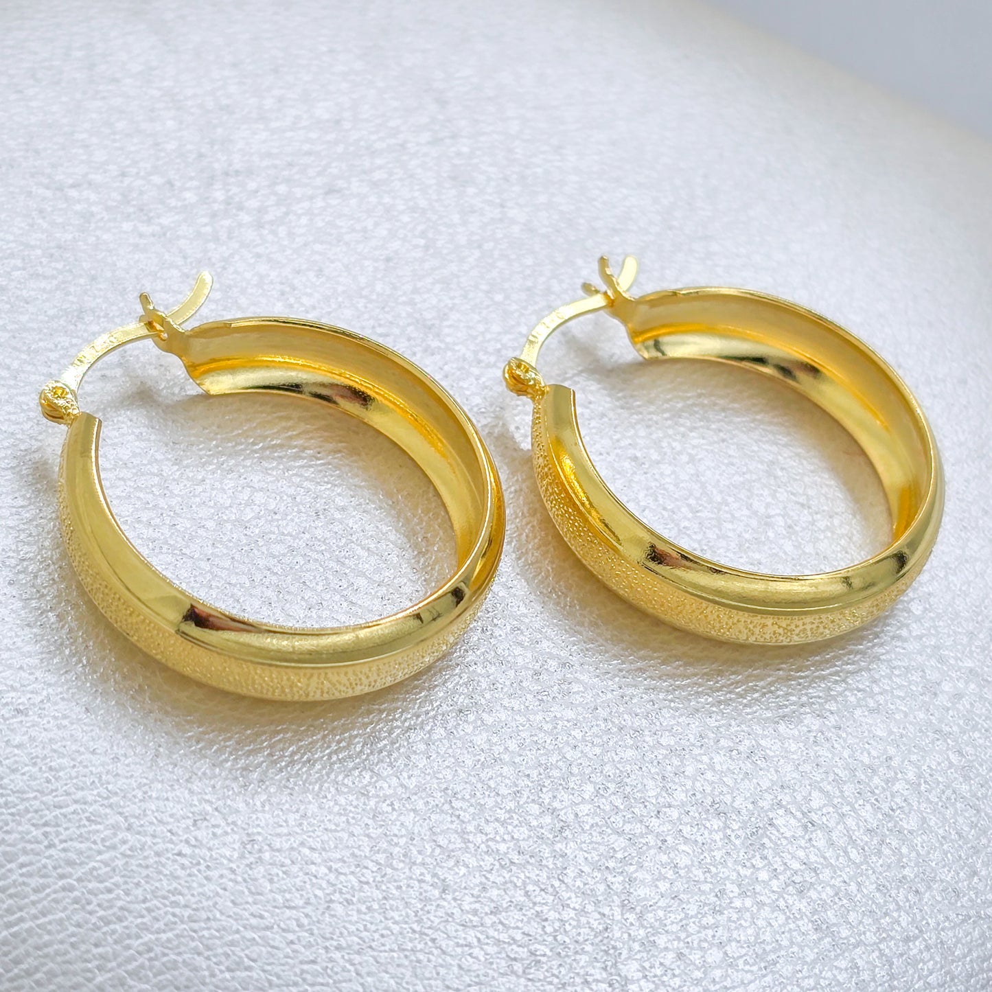 Aros Gold Dust Oro Laminado 18k