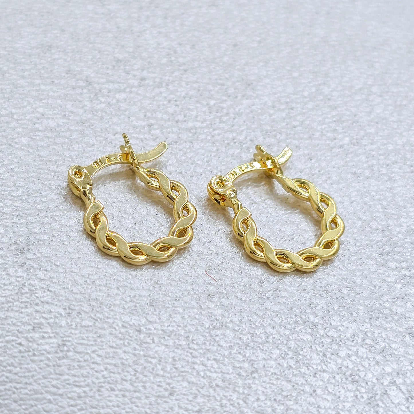 Aros Candonga Steel Oro Laminado 18k