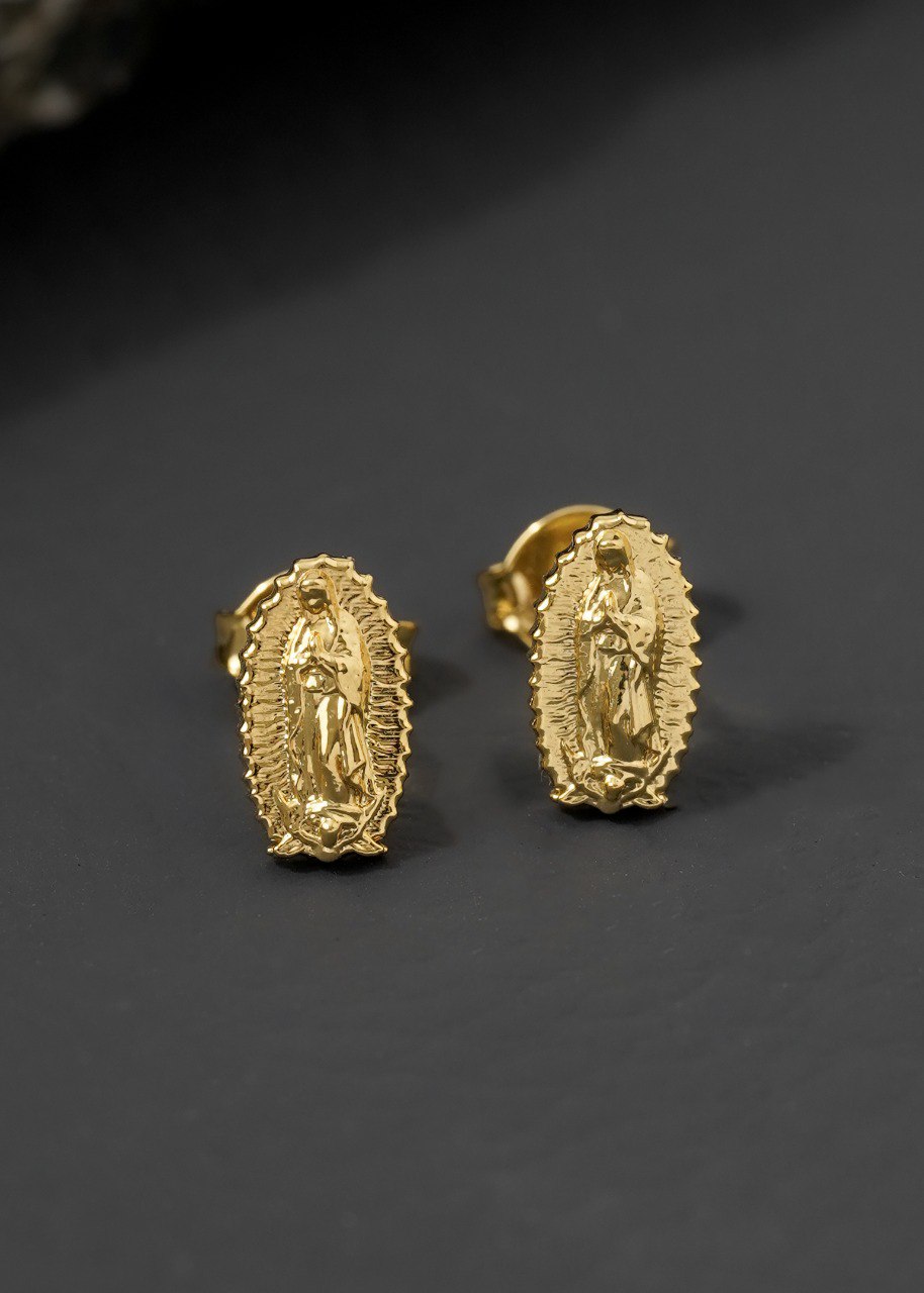 Aros Guadalupe Finita Oro Laminado 18K