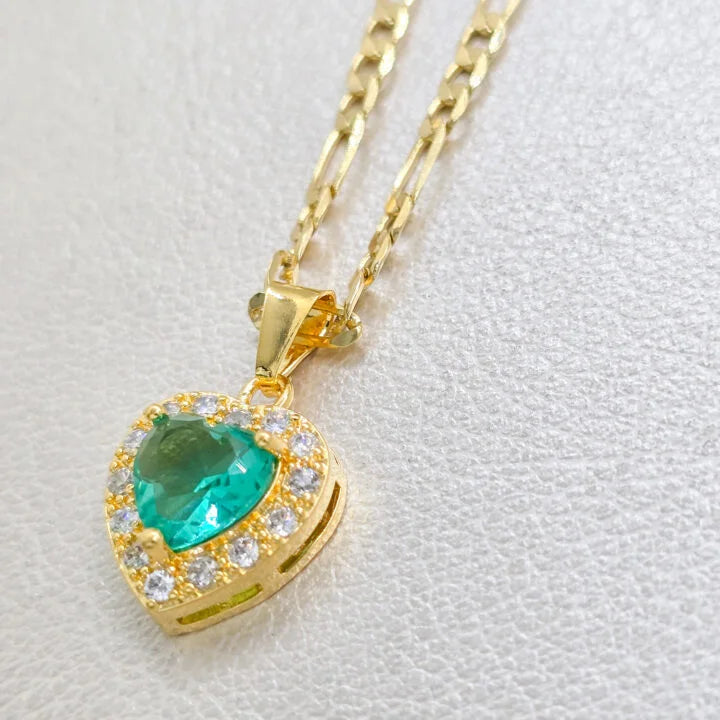 Colgante Corazón Serenity Oro Laminado 18k