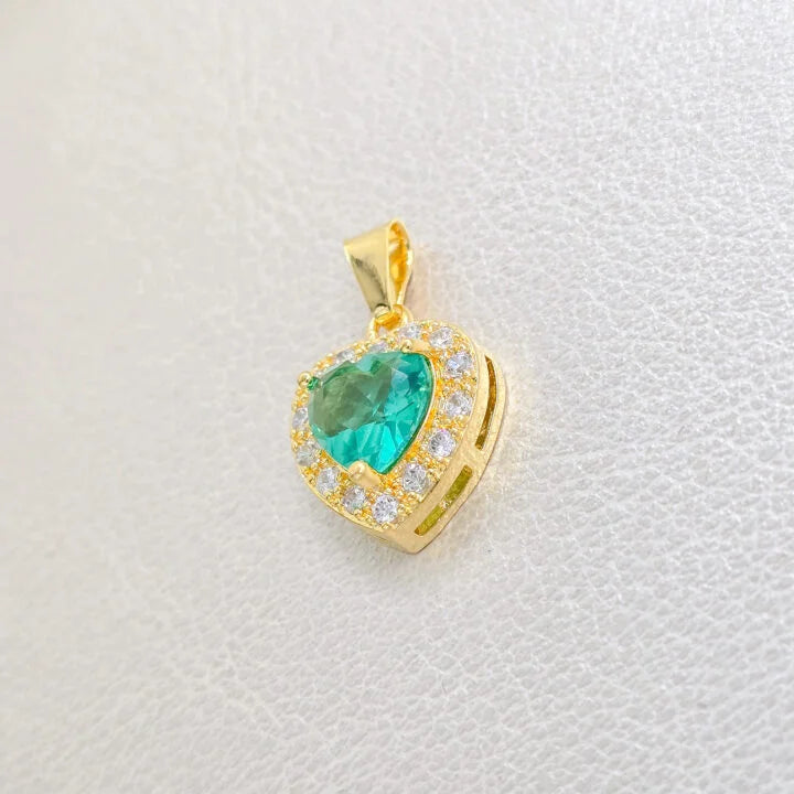 Colgante Corazón Serenity Oro Laminado 18k
