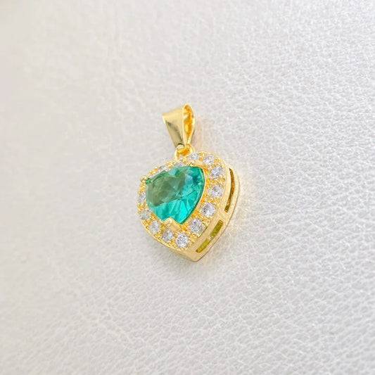 Colgante Corazón Serenity Oro Laminado 18k