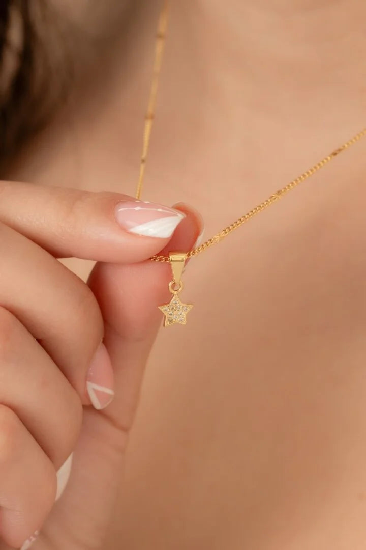 Colgante Little Star Oro Laminado 18k