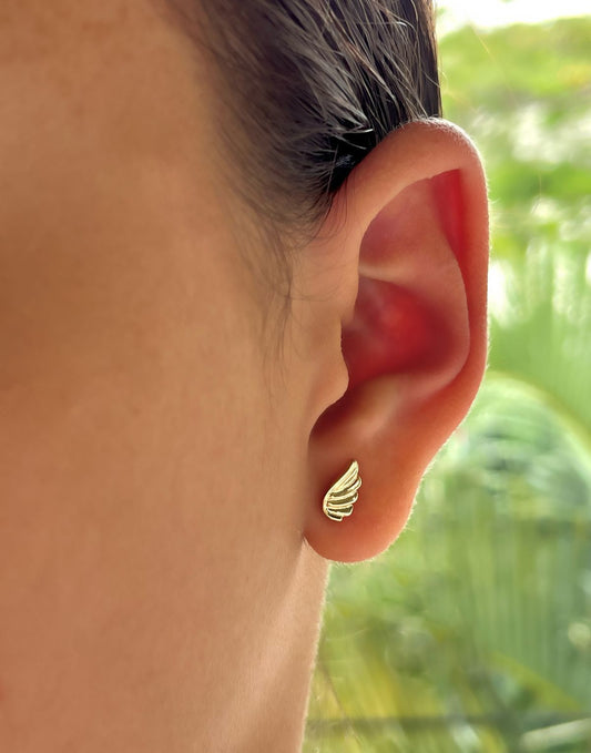 Aros Ala Oro Laminado 19k