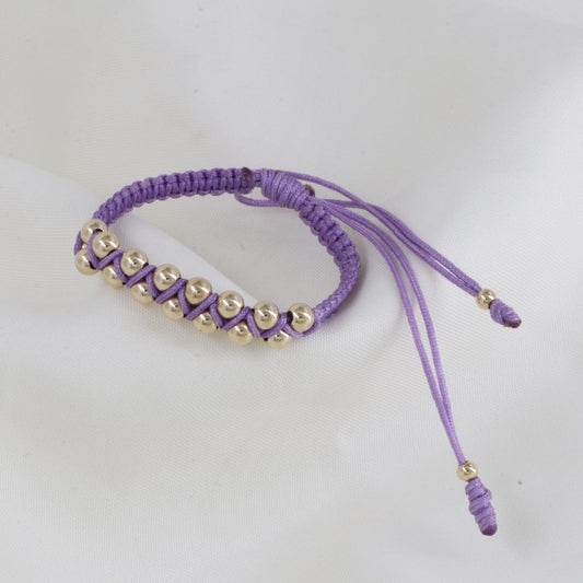 Brazalete Bebe Zig-Zag Oro Laminado 18k