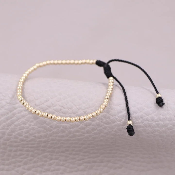 Brazalete Todo Oro Balín Oro Laminado 18k