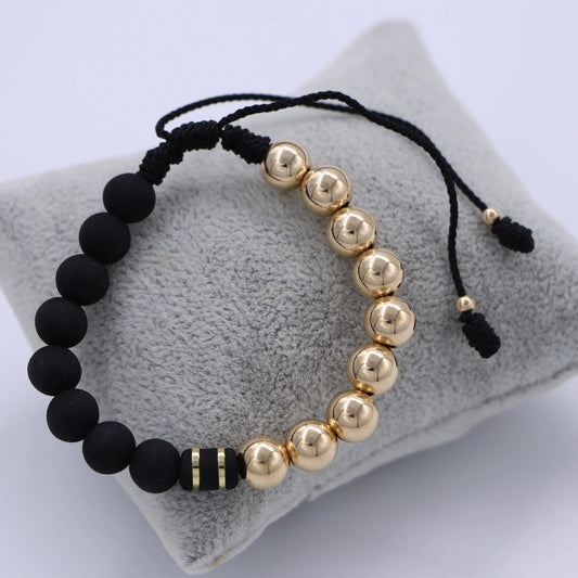 Brazalete Yin-Yang Oro Laminado 18k