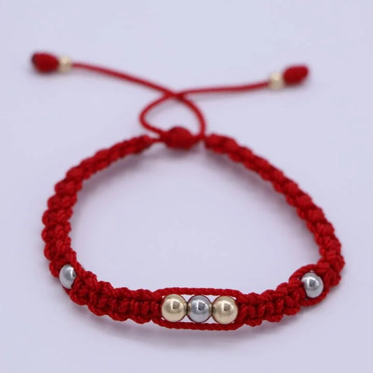 Brazalete Dos Oros Balín Oro Laminado 18k