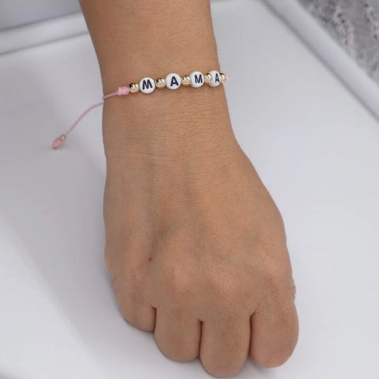 Brazalete Mamá Balín Oro Laminado 18k