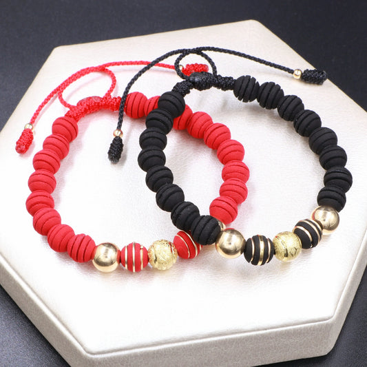 Brazalete Pareja Balín Oro Laminado 18k