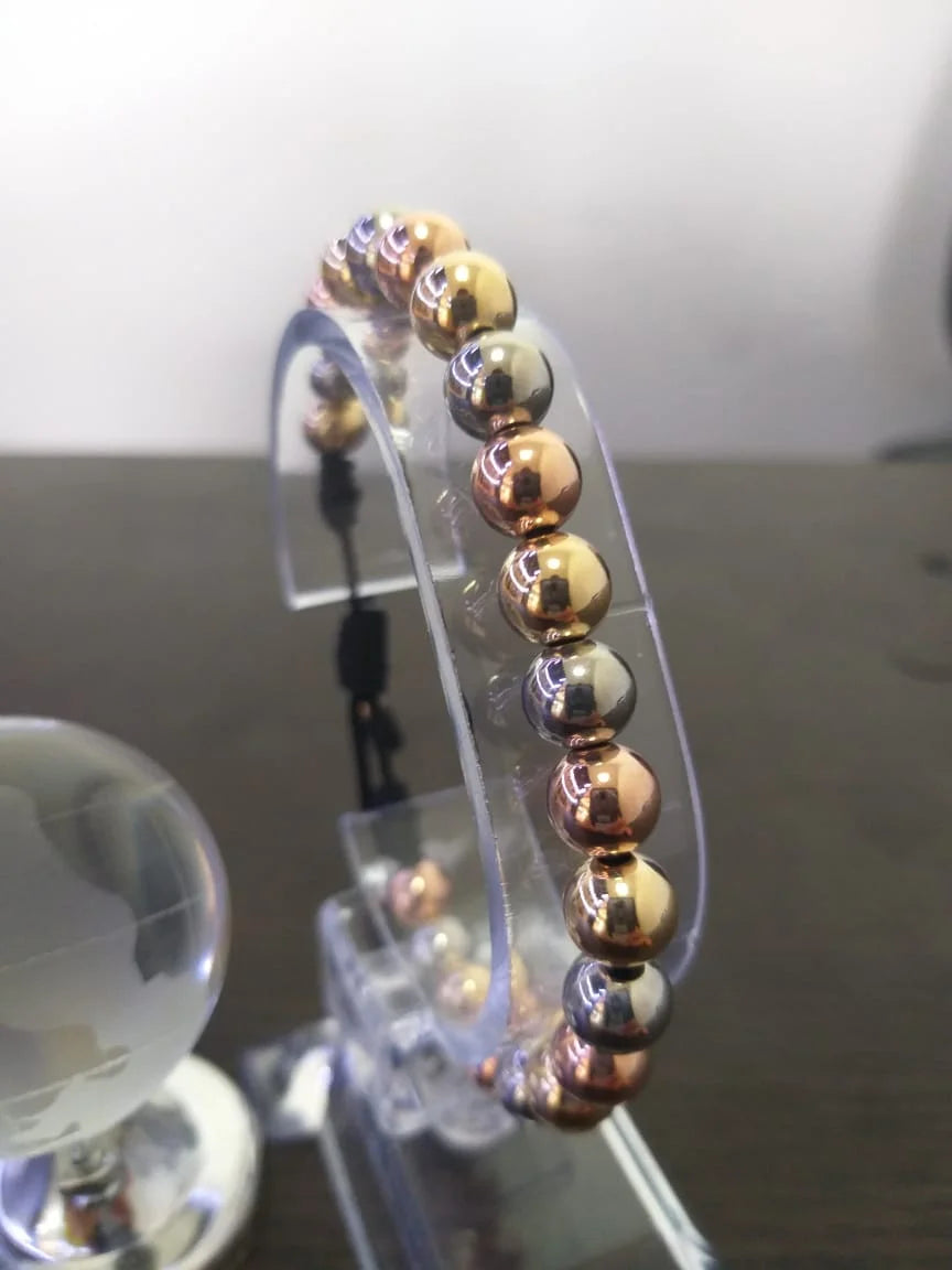 Brazalete Tres Oros Balín Oro Laminado 18k