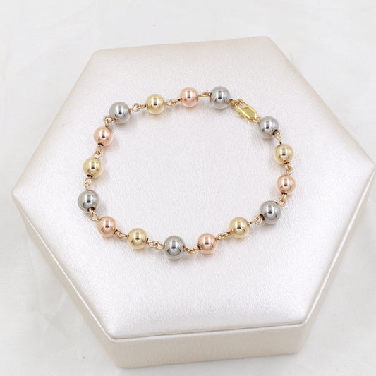 Brazalete Tres Oros Laminado 18k