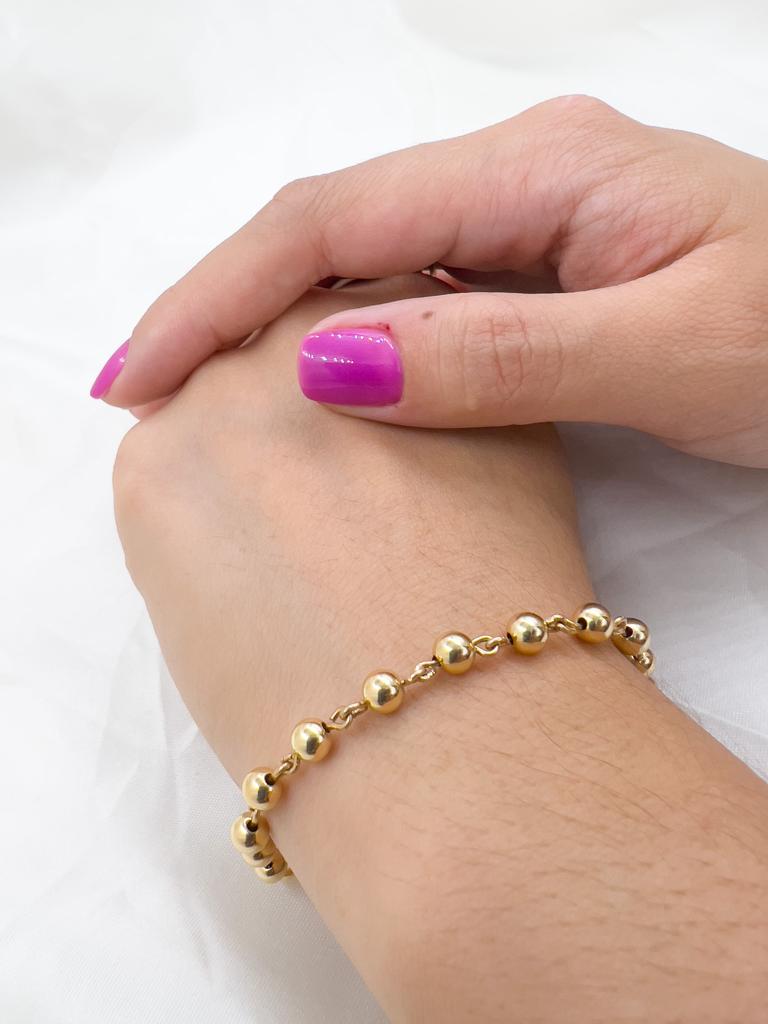 Brazalete Dorado Oro Laminado 18k