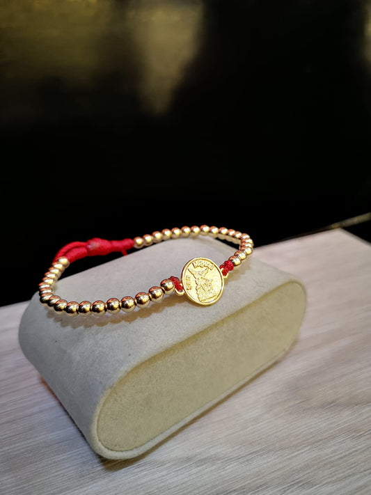 Brazalete San Miguel de Arcángel Oro Laminado 18K