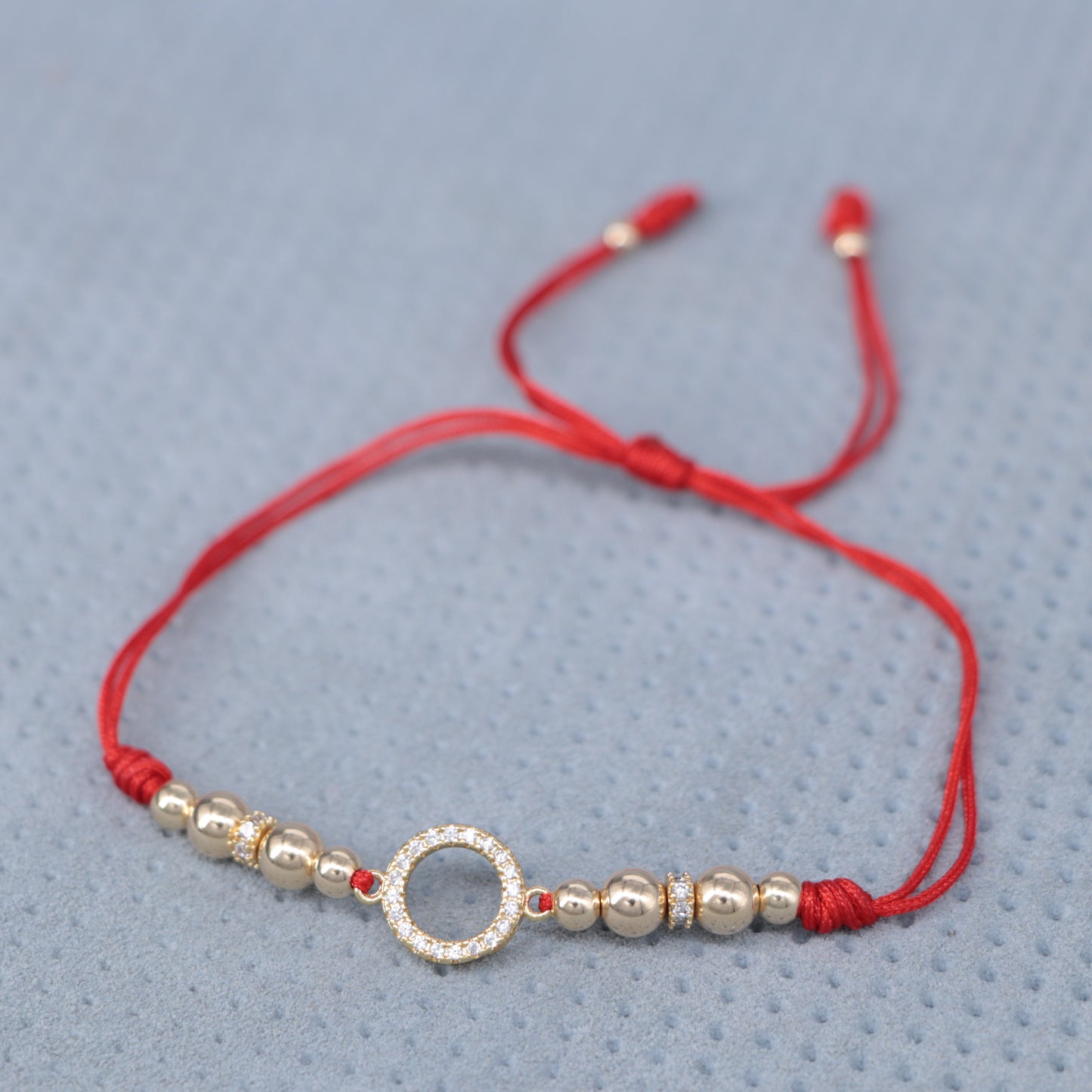 Brazalete Con Herraje Argolla Balín Oro Laminado 18k
