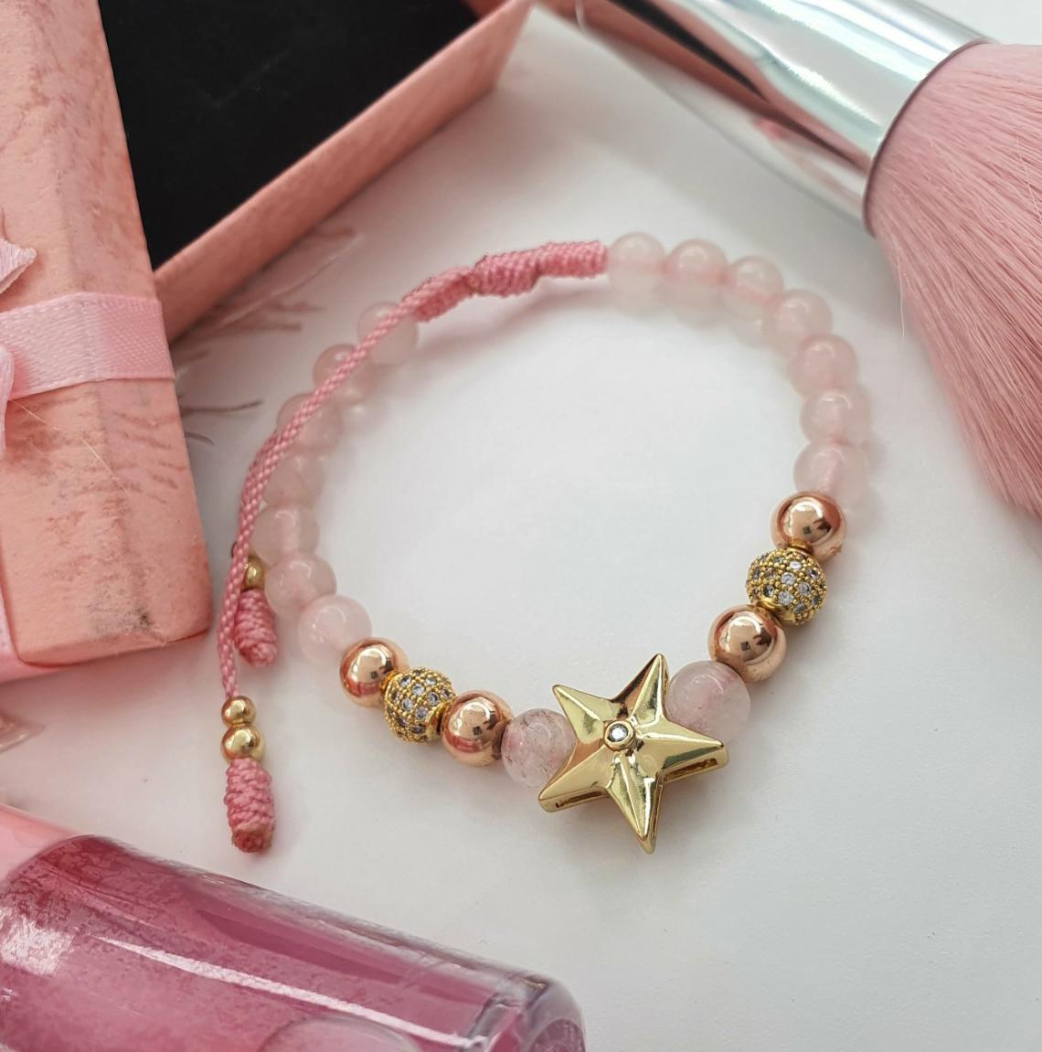 Brazalete Estrella Circonia Oro Laminado 18k