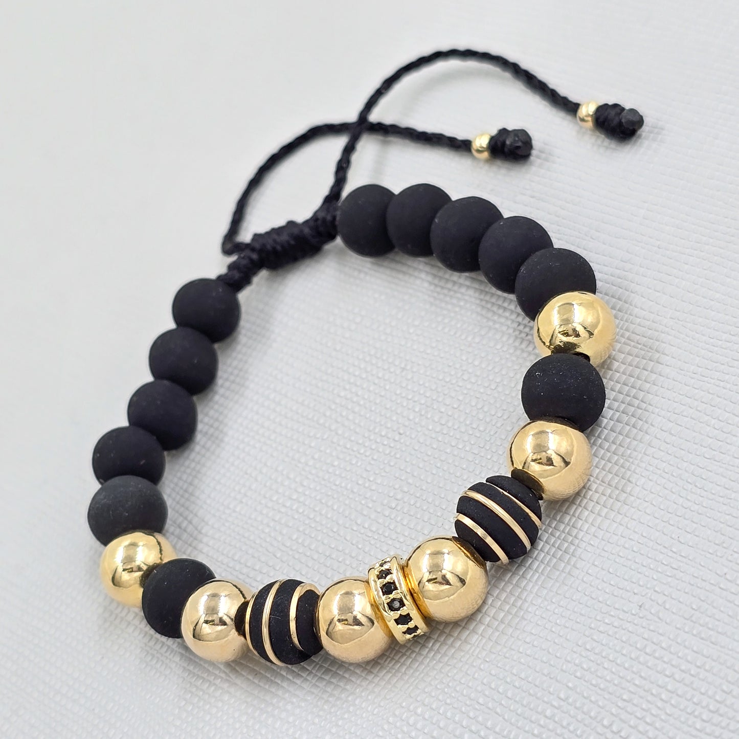 Brazalete Con Rondeles Grandes Oro Laminado 18k
