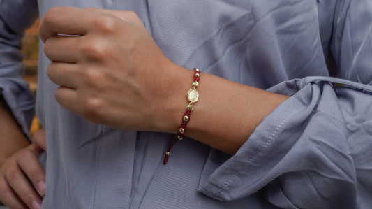 Brazalete Virgen de Guadalupe Oro Laminado 18k
