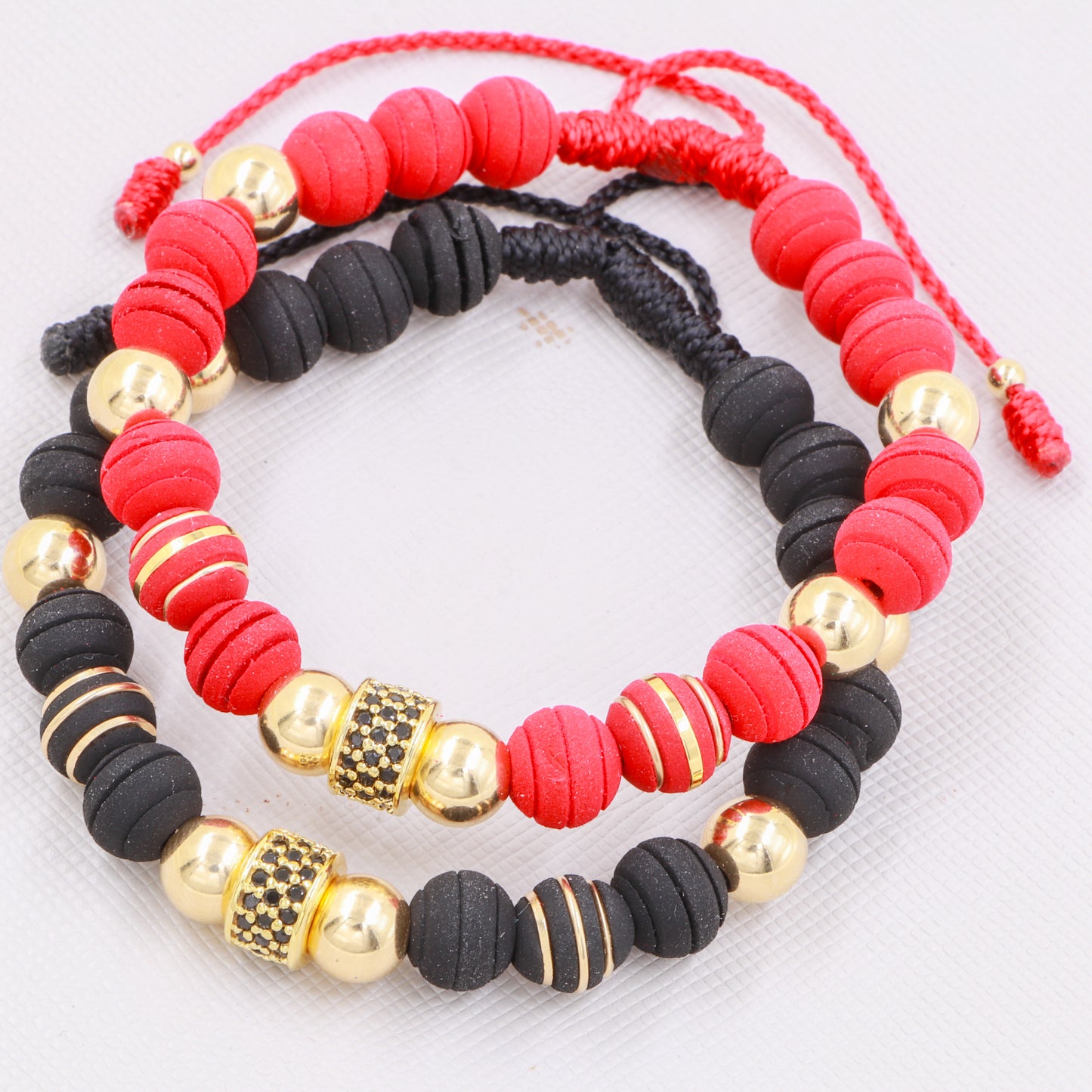 Brazalete Rondel Tres Líneas Oro Laminado 18K