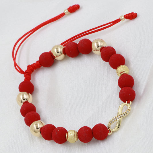 Brazalete Infinito Love Oro Laminado 18k