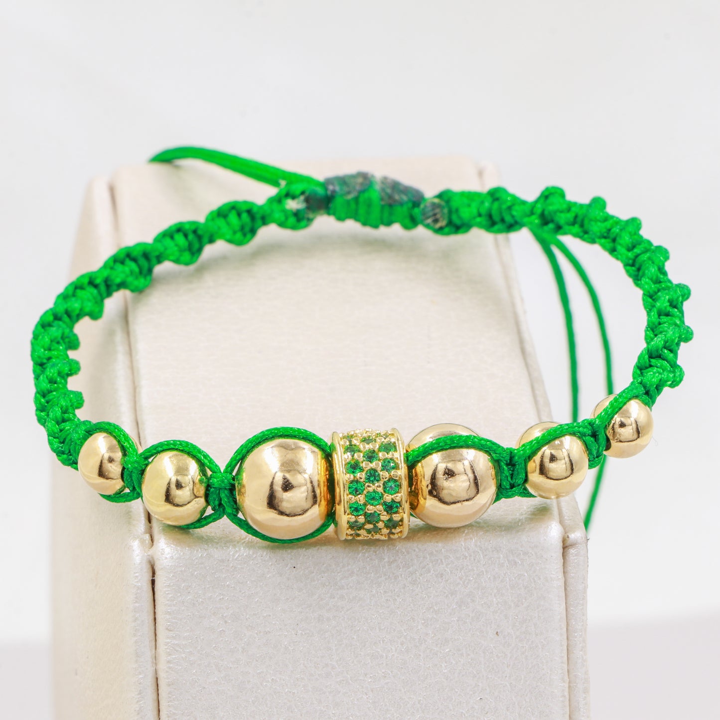 Brazalete Rondel Grande En Oro Laminado 18K