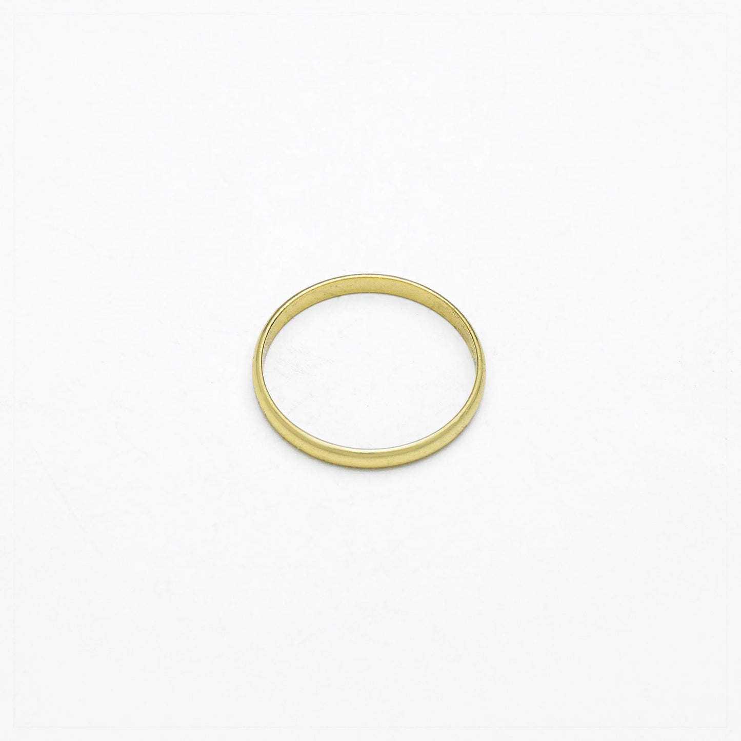 Anillo Alianza Oro Laminado 18k