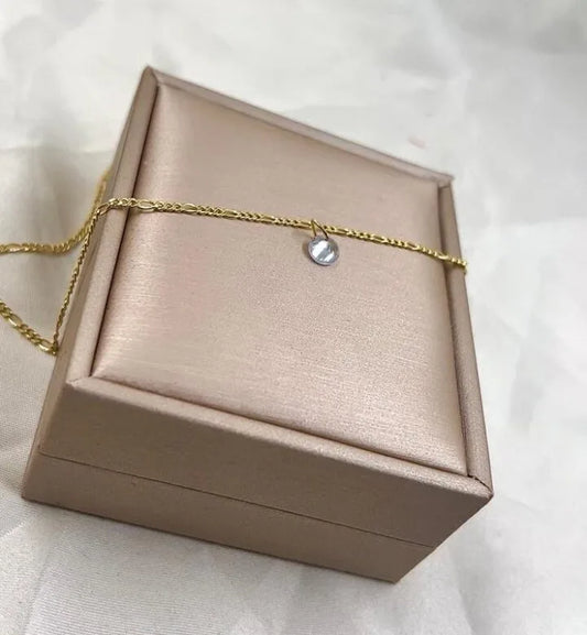 Colgante Punto De Luz Mini Oro Laminado 18k