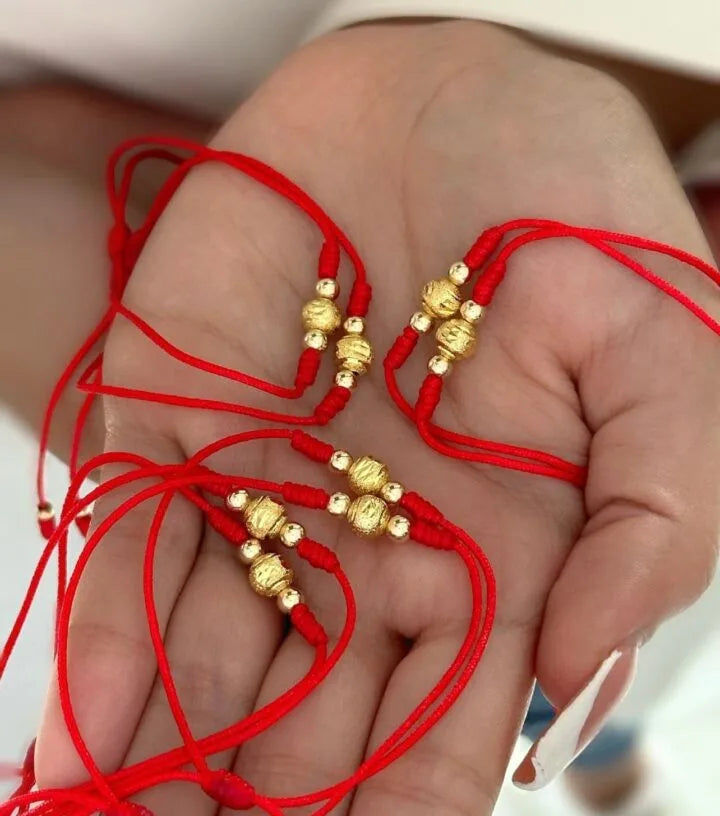 Hilos de Amor San Valentin Oro Laminado 18k