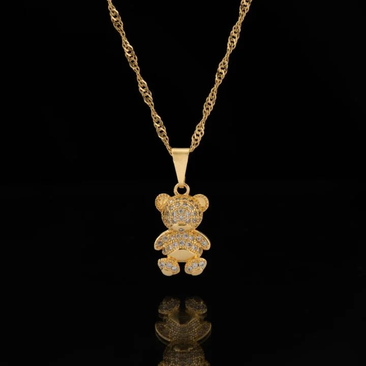 Colgante Oso Bear Oro Laminado 18k