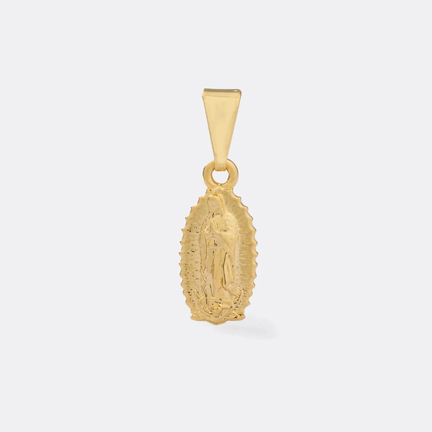 Colgante Guadalupe Finita Oro Laminado 18k