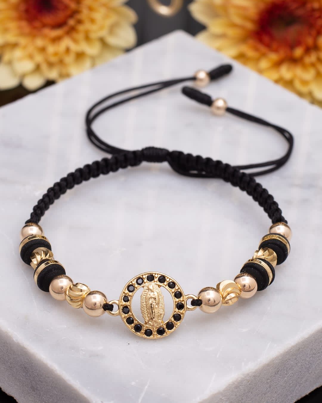 Brazalete Virgen De Guadalupe En Oro Laminado 18k