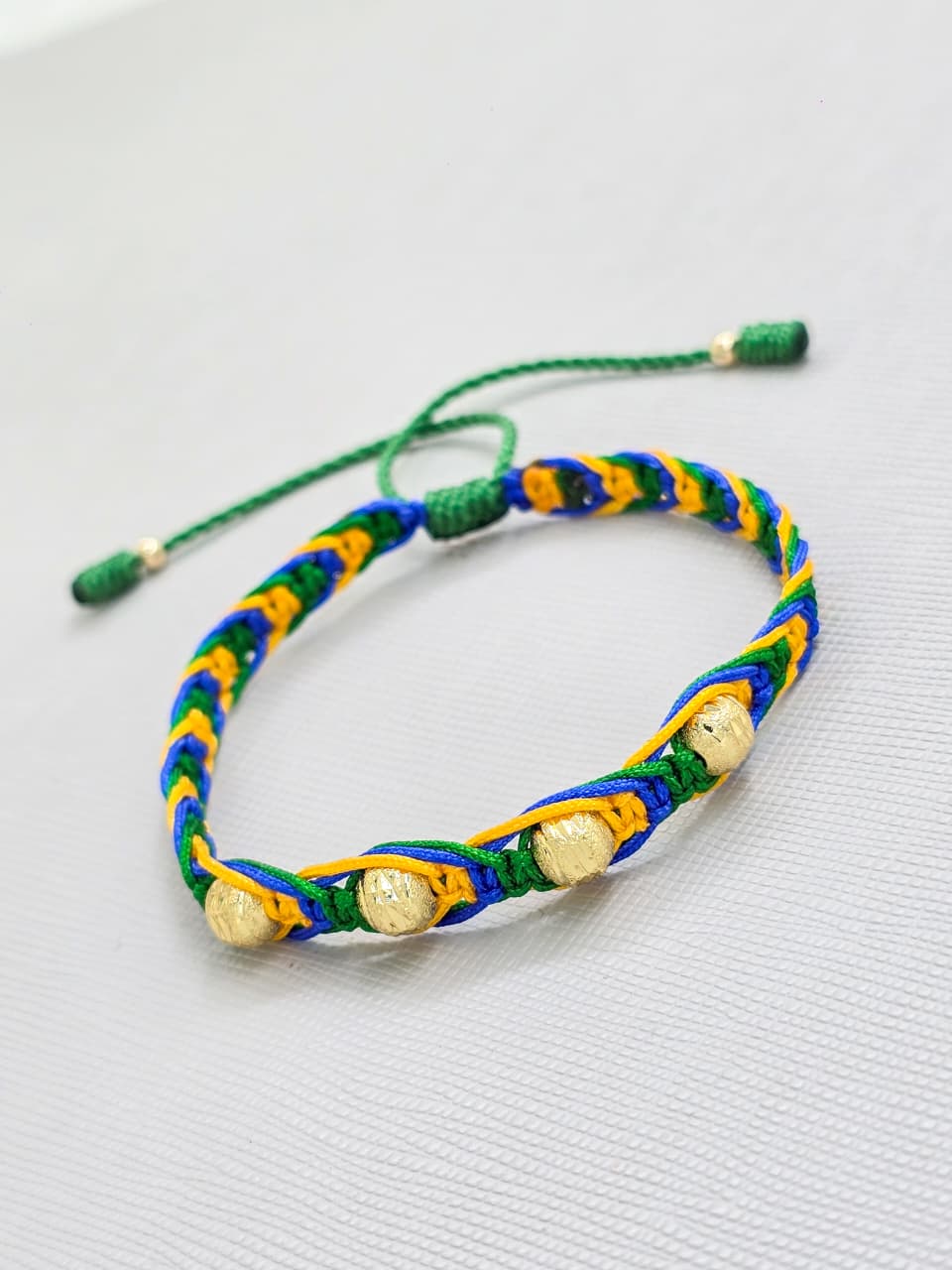 Brazalete Ajustable Mundial Oro Laminado 18k