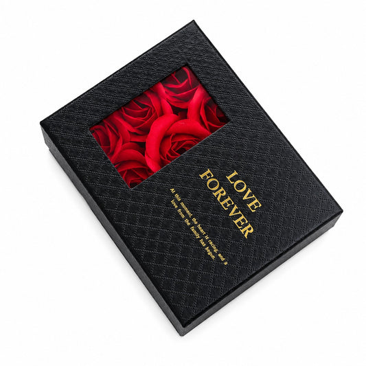 Caja de Rosas Premium "Love Forever" (Sin Bolsa)