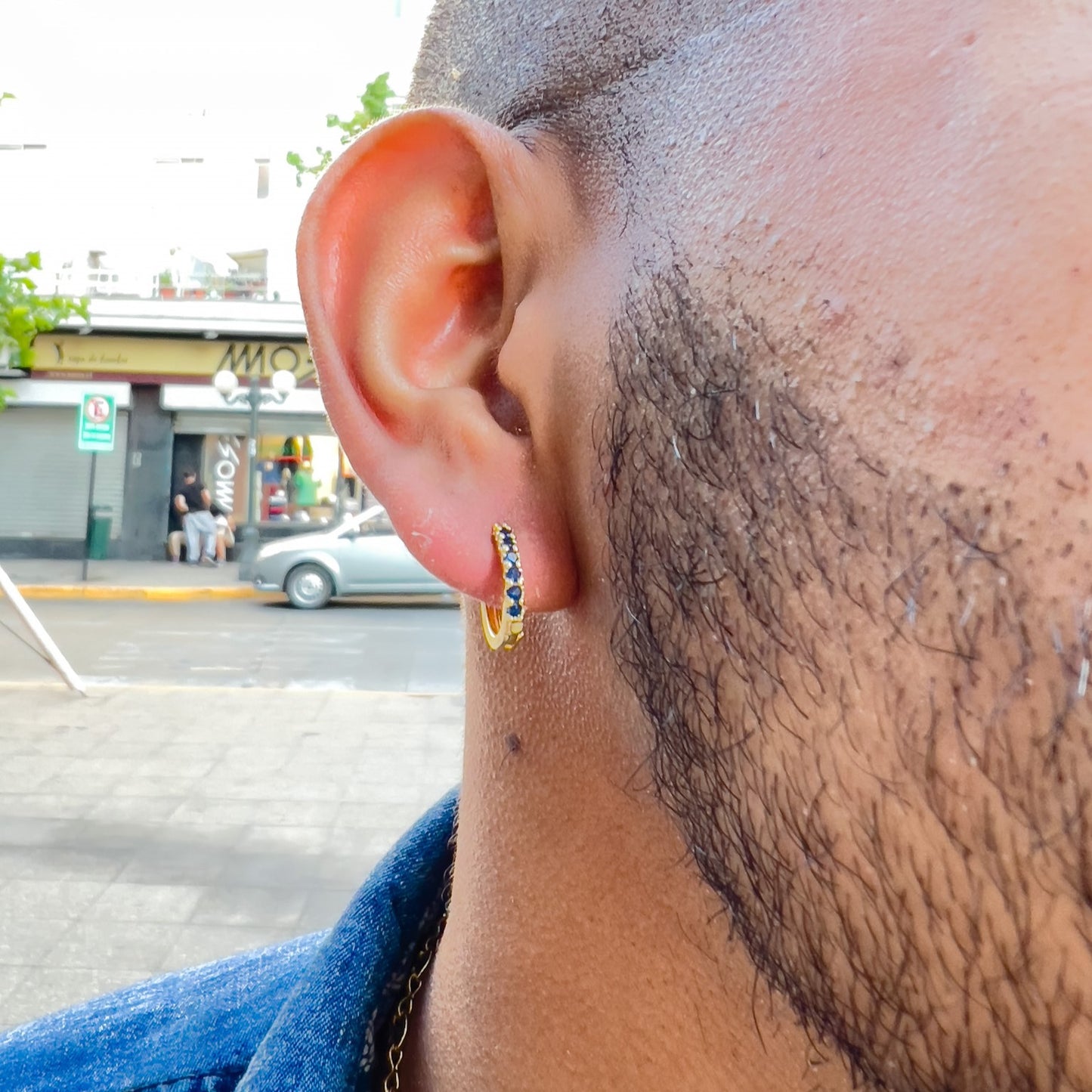Aros Candonga Slim Oro Laminado 18k