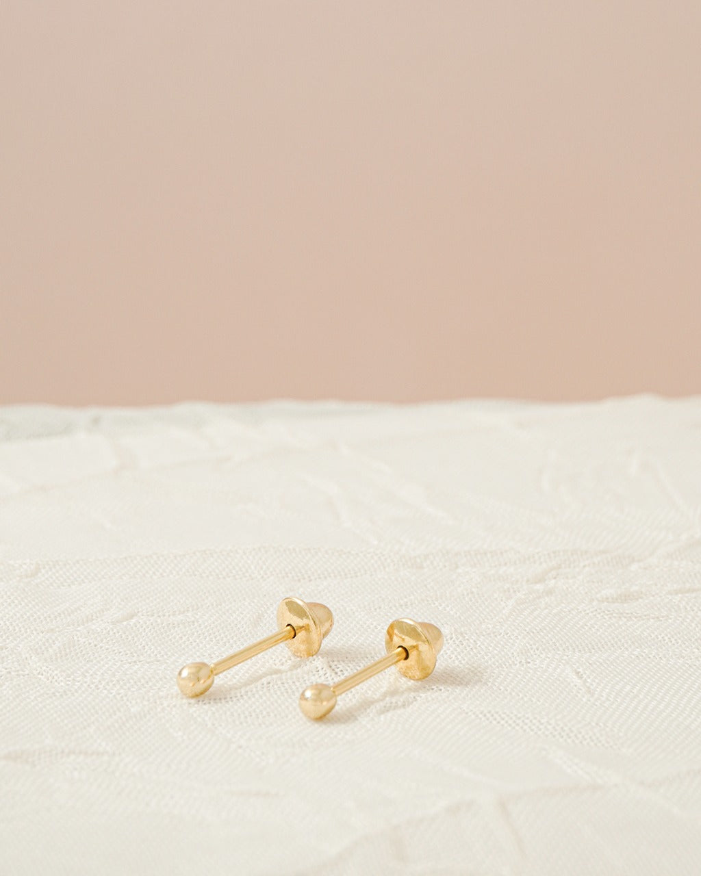 Aros Topo Balin 2mm Oro Laminado 18k