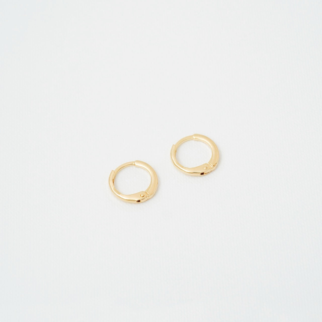Arete Candongas Baby Oro Laminado 18k