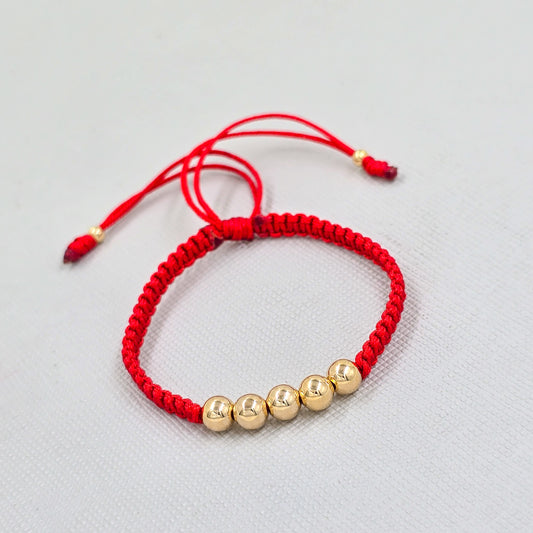 Brazalete Niño Balín Oro Laminado 18K