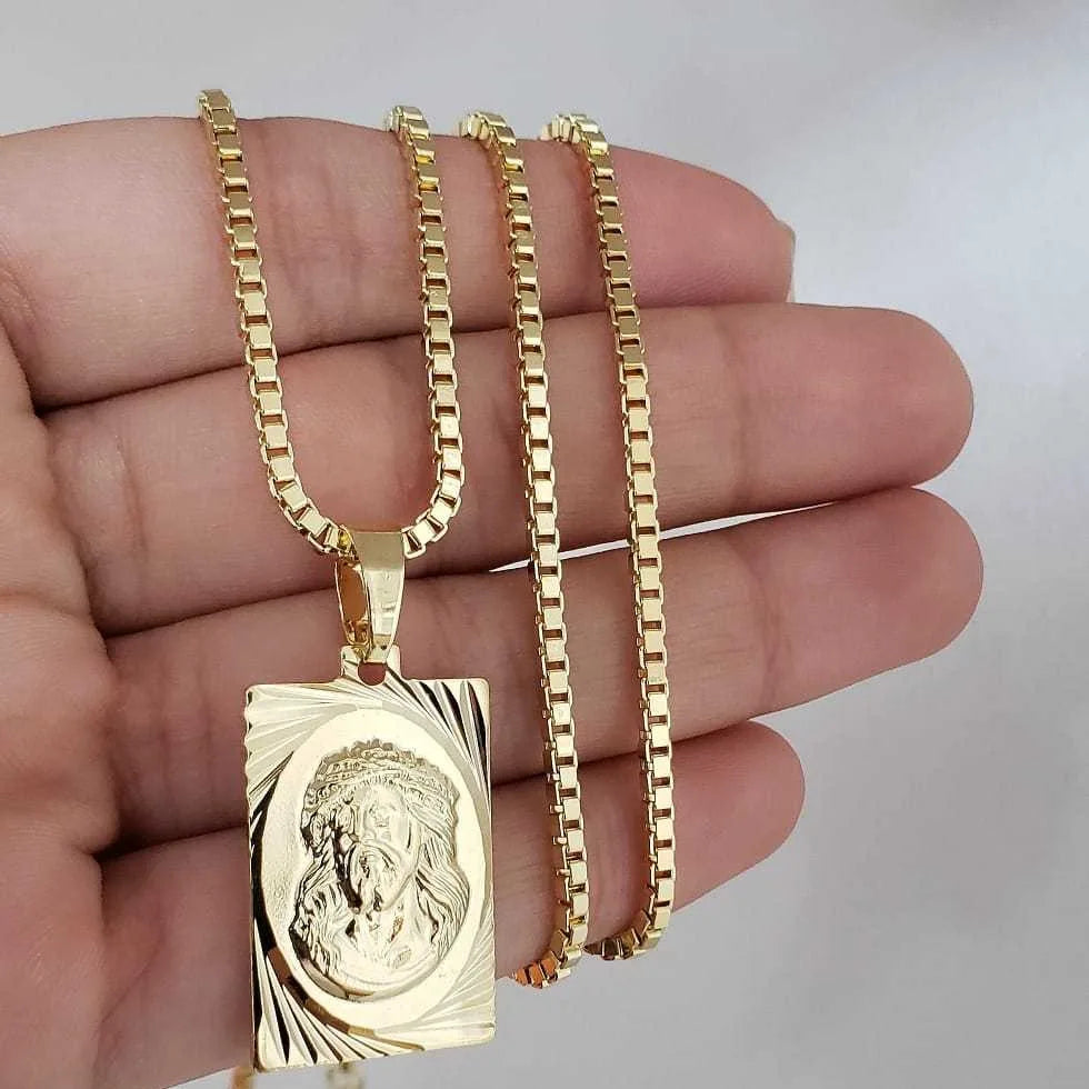 Cadena Veneciana Gruesa Oro Laminado 18k