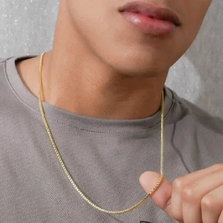 Cadena Veneciana Gruesa Oro Laminado 18k